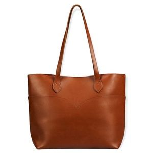 Tote Bag For Women Vegan Leather Simple Vintage Shoulder Retro Handbag Classic